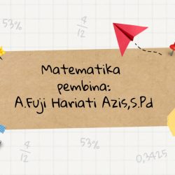 Matematika itu Tidak Sulit Loh...