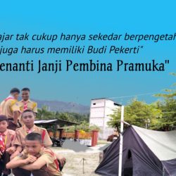 Menanti Janji Pembina Pramuka
